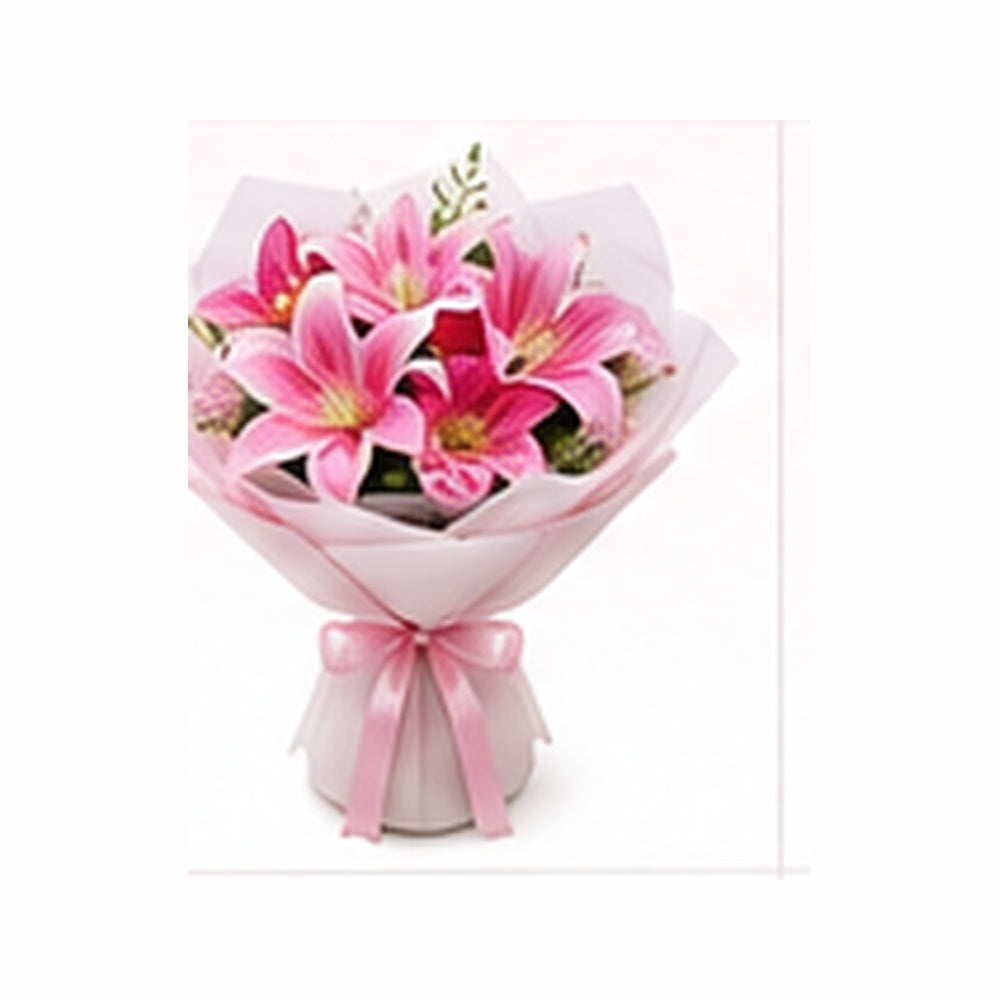 Pink Lily Elegance
